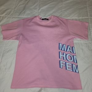 MAISON HOMME FEMME TEE PINK